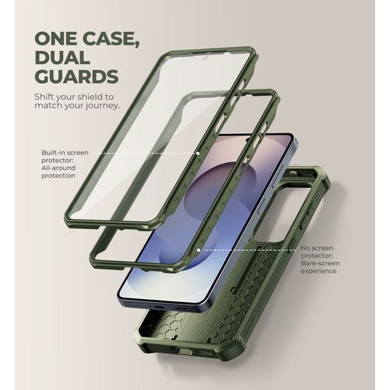 Custodia Dexnor 360 Kickstand Camprotector per Samsung Galaxy S26, verde