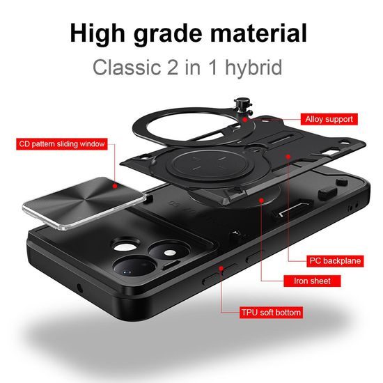 Techsuit CamGuard Pro, Xiaomi Redmi Note 17 Pro 5G, modrý