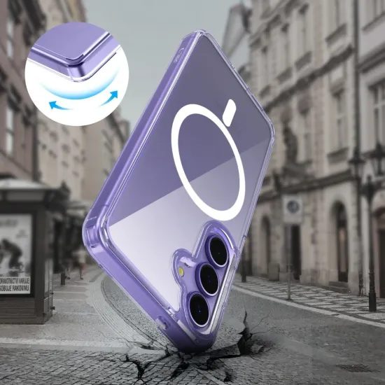 Tech-Protect Flexair Hybrid με MagSafe, Samsung Galaxy S25 FE, διάφανη