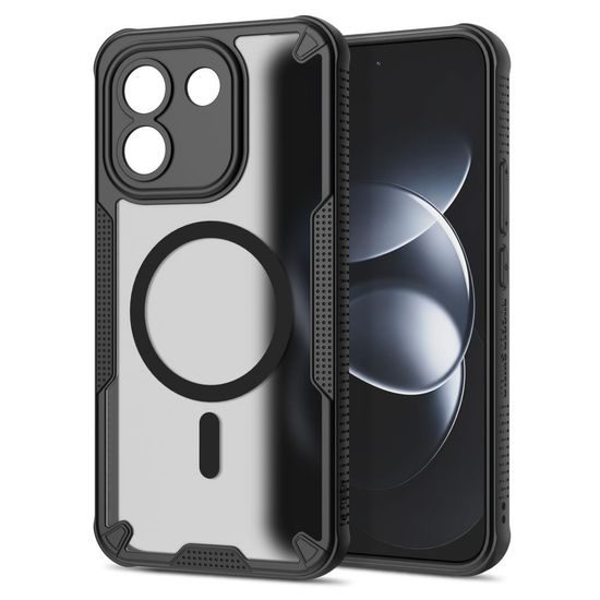 Xiaomi Redmi Note 17 Pro Max 5G vāciņš – Tech-Protect Rugged Shield MagSafe – matēti melns