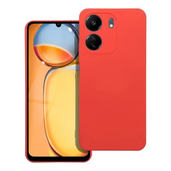 Forcell Silicone Lite, Xiaomi Redmi 13C, crvena