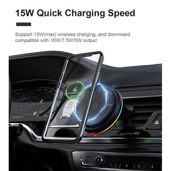 Βάση αυτοκινήτου MagSafe με ασύρματη φόρτιση και αυτόματη περιστροφή