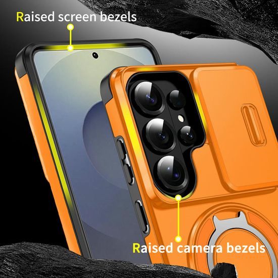 Θήκη Camslide Stand, Samsung Galaxy S26 Ultra, πορτοκαλί
