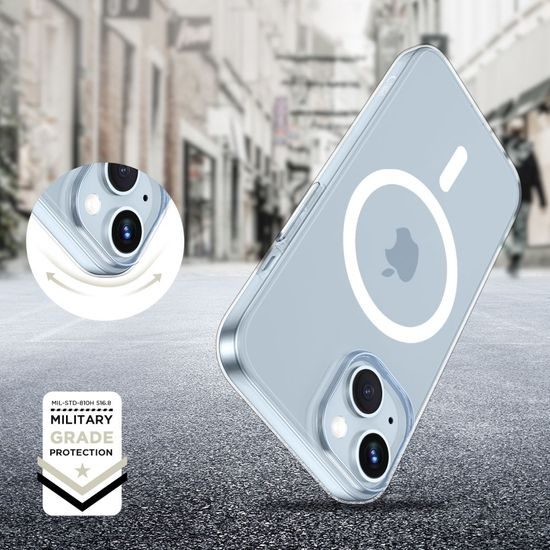 Tech-Protect Flexair MagSafe, iPhone 15, átlátszó