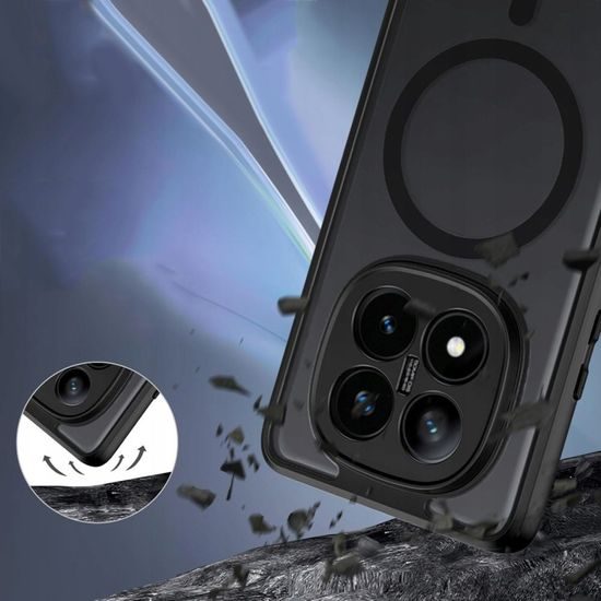 Tech-Protect MagMat MagSafe, Xiaomi Redmi Note 14 Pro Plus 5G, μαύρο ματ