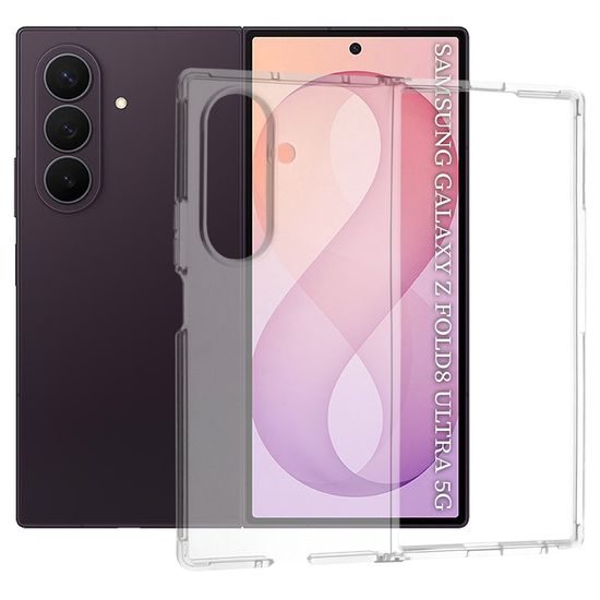 Techsuit Clear Silicone, Samsung Galaxy Z Fold7 / Z Fold8 Ultra, przezroczyste