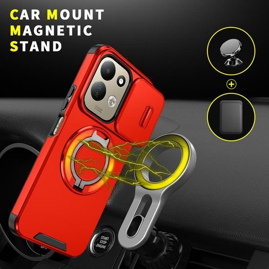 Camslide Stand tok, Xiaomi Redmi 17, piros