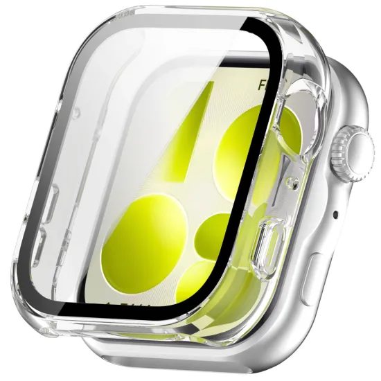 Tech-Protect Defense360 Schutzhülle für Huawei Watch Fit 5 - Mit integriertem Panzerglas - Transparent