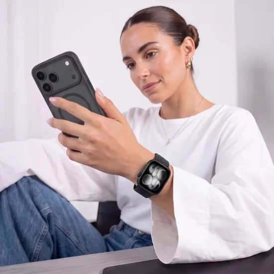Tech-Protect NylonMag Apple Watch 8 / 9 / 10 / 11 / 12 / SE Ultra (44 / 45 / 46 / 49 mm), čierny