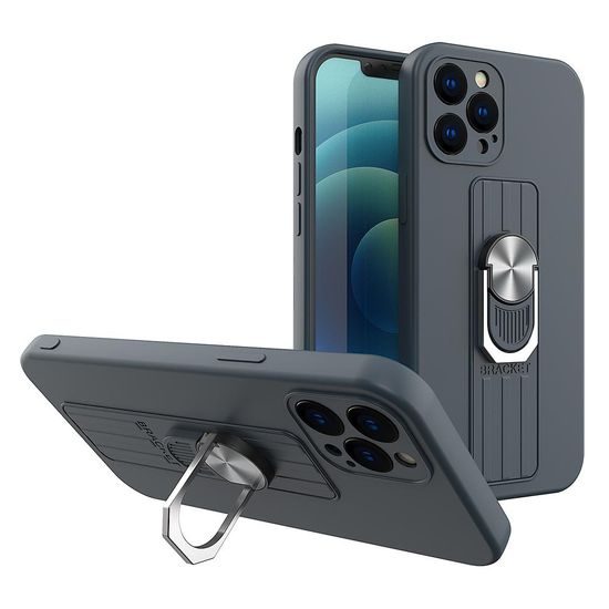 Obal Ring Case, iPhone 11 Pro, tmavo modrý