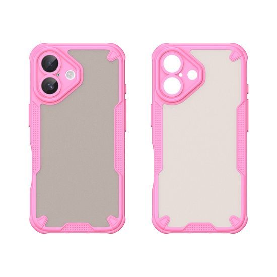 ArmorShield Hybrid Case, iPhone 16, Rosa