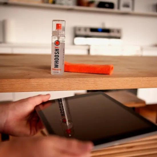 WHOOSH! Screen Shine Go XL 100 ml sredstvo za čišćenje zaslona s mikrovlaknenom krpicom