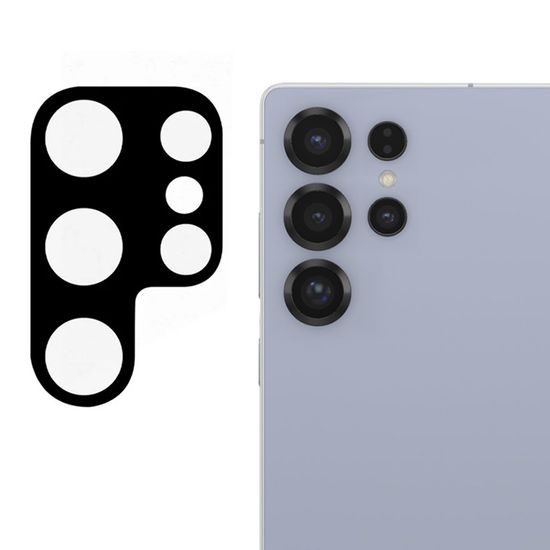 Techsuit προστατευτικό φακού κάμερας, Samsung Galaxy S25 Ultra, μαύρο