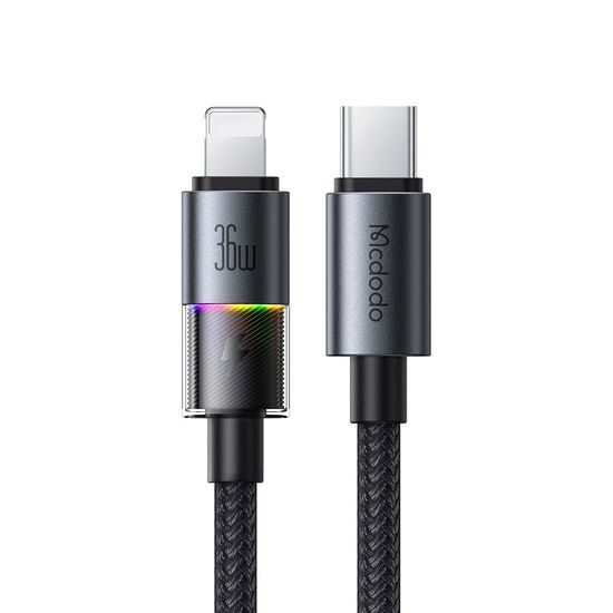Mcdodo USB-C naar Lightning Kabel (CA-8190) - 36W, 3A, 1,2m - Zwart