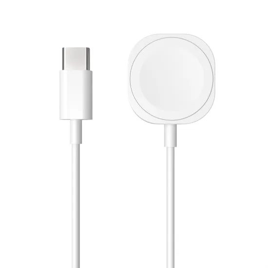 FIXED töltőkábel Apple Watch-hoz, USB-C, fehér