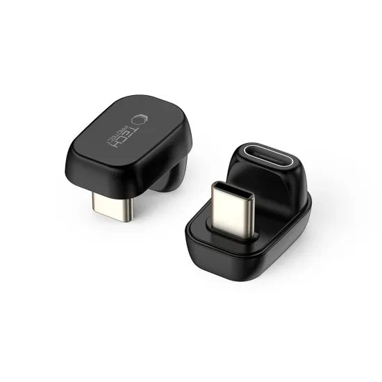 Tech-Protect UltraBoost AA04 uhlový adaptér USB-C, čierny