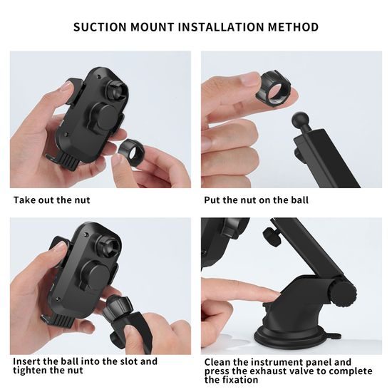 Βάση τηλεφώνου αυτοκινήτου για ταμπλό και αεραγωγό με ασύρματη φόρτιση, 15W, Qi, C20