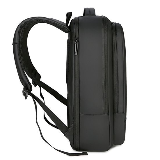 JP Rucksack B05 für Alltag und Freizeit - 44x32x10~15 cm - Schwarz