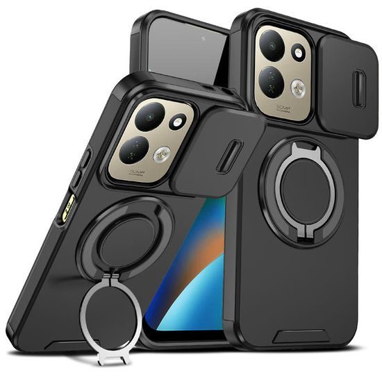 Camslide Stand tok, Xiaomi Redmi 17, fekete