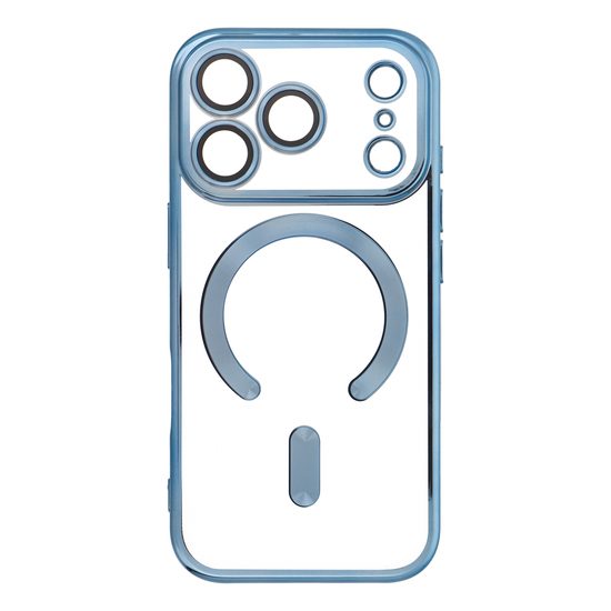 iPhone 17 Pro / 18 Pro dėklas – Electro Mag Cover MagSafe – mėlyna
