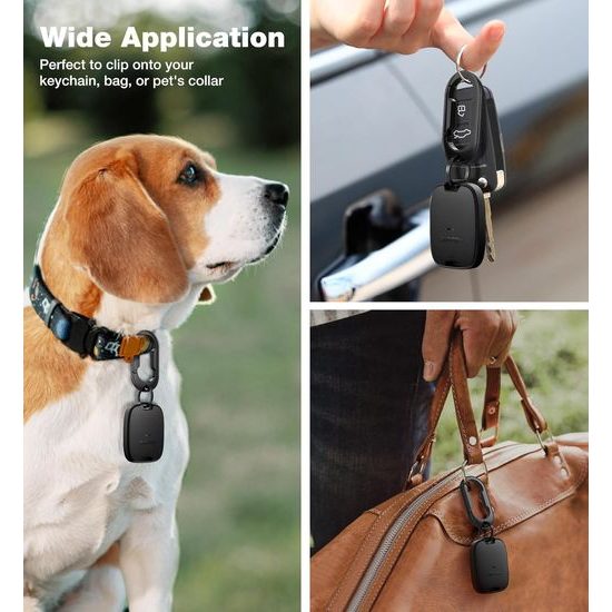 Suritch προστατευτική θήκη, Apple AirTag, μαύρη