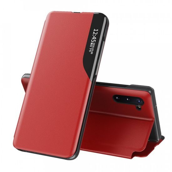 Eco Leather View Case, Samsung Galaxy Note 10, červené