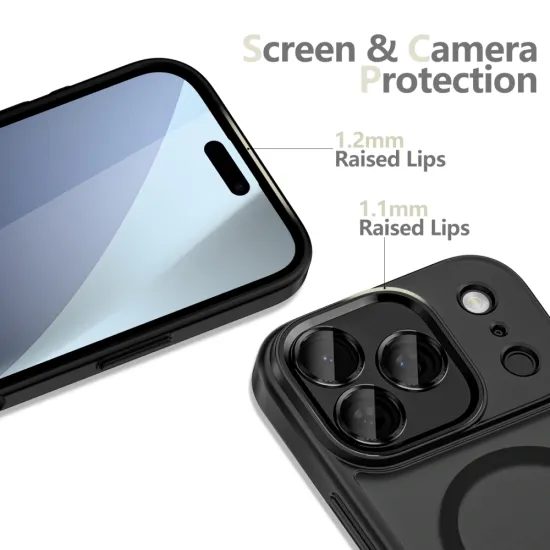 Tech-Protect MagCam MagSafe, iPhone 17 Pro, μαύρο ματ