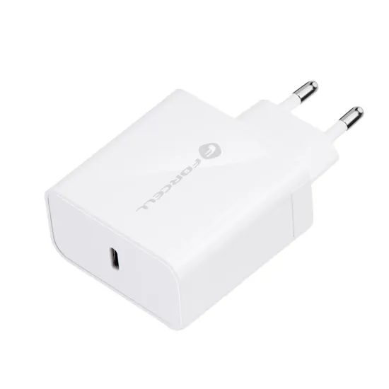 Προσαρμογέας Forcell με σύνδεσμο USB-C, 3A, 45W με λειτουργία φόρτισης PD και QC 4.0