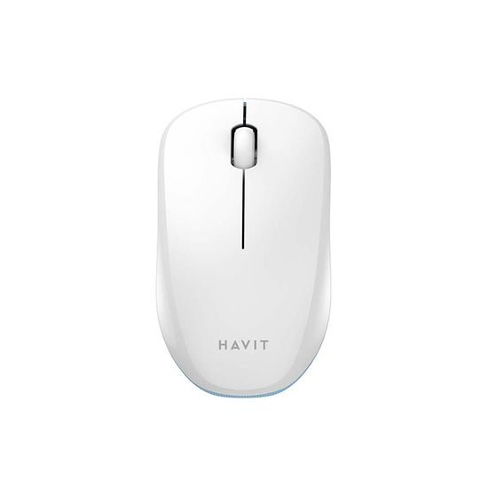 Havit MS66GT-WB Univerzální bezdrátová myš, bílomodrá