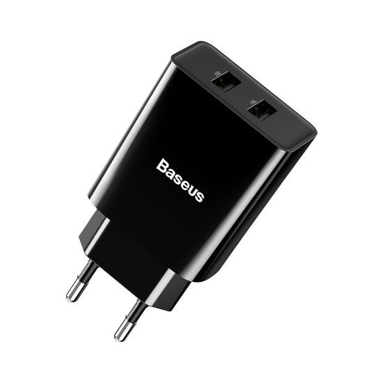 Baseus adapter 2x USB, fekete (CCFS-R01)