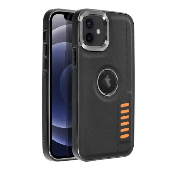 Milano Case für iPhone 12 / 12 Pro - Schutzhülle mit verstärkten Kanten - Schwarz