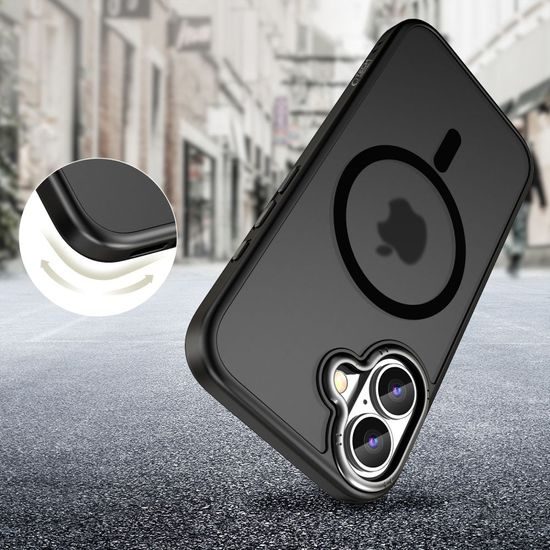 Tech-Protect Magedz MagSafe iPhone 16, schwarz matt