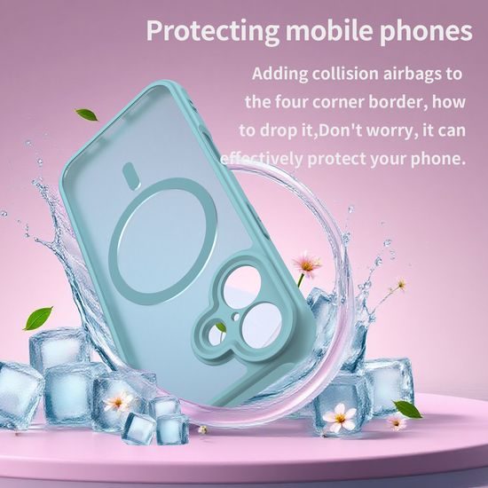 Techsuit HaloFrost II MagSafe, iPhone 17, τυρκουάζ