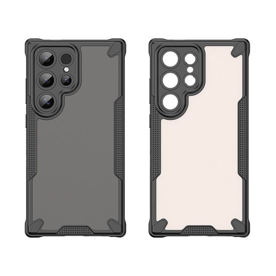 Samsung Galaxy S24 Ultra ümbris – ArmorShield Hybrid Case – must