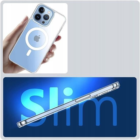 Tech-Protect Hybrid s MagSafe, Samsung Galaxy A55 5G, átlátszó