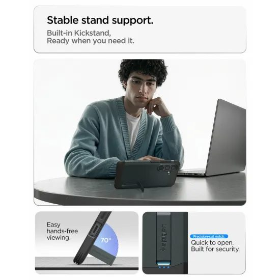 Spigen Tough Armor MagSafe etui, Samsung Galaxy S26 Plus, temno zelena