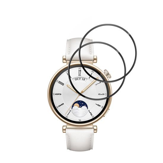 Techsuit Nano Flex, Huawei Watch GT 4 41mm, 2 darab, fekete