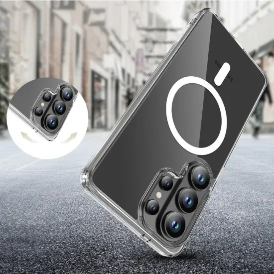 Tech-Protect Flexair Hybrid s MagSafe, Samsung Galaxy S26 Ultra, průhledný