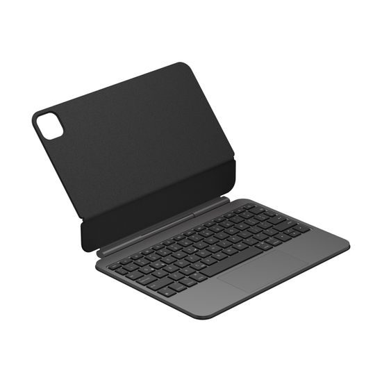 JP Magnetic Keyboard MK09 Aluminium θήκη tablet από αλουμίνιο, iPad 10.9 2022 (iPad 10) / iPad 11 2025 (iPad 11), μαύρη