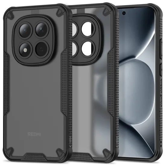 Tech-Protect Rugged Shield, Xiaomi Poco M8 Pro / Redmi Note 15 Pro Plus 5G, mat crna
