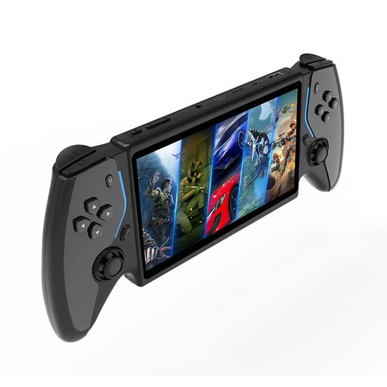 HC800 Premium φορητή κονσόλα παιχνιδιών με 7" HD IPS οθόνη, μαύρη