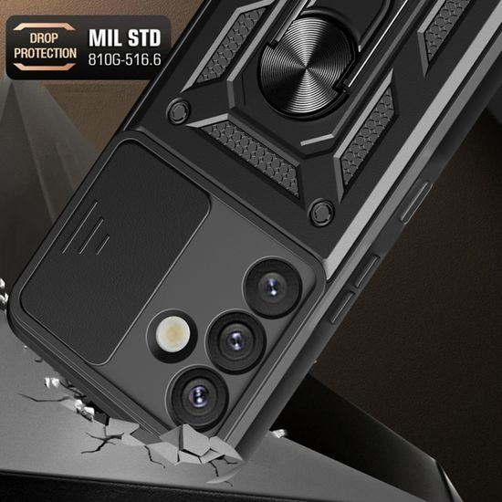 Techsuit CamShield, Samsung Galaxy S25 Plus, čierny