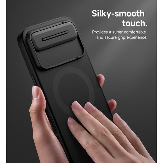 Suritch MagSafe Kickstand Camprotector θήκη iPhone Air, μαύρη