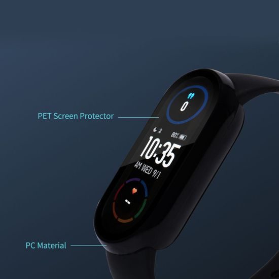 Tech-Protect Defense360 Xiaomi Mi Band 3 / 4 / 5 / 6 / 6 NFC, fekete