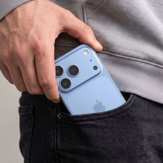 iPhone 18 Pro kaamerakaitse – Tech-Protect Camalloy Fit+ – helesinine