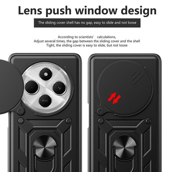Techsuit CamShield, Xiaomi Redmi 14C, černý