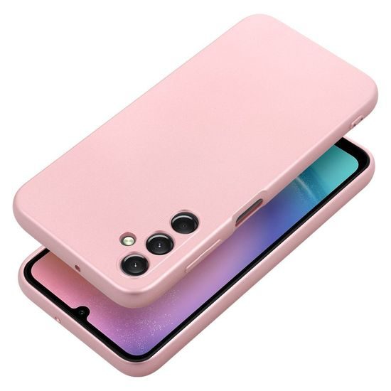 Metallic ovitek, Samsung Galaxy A25 5G, roza