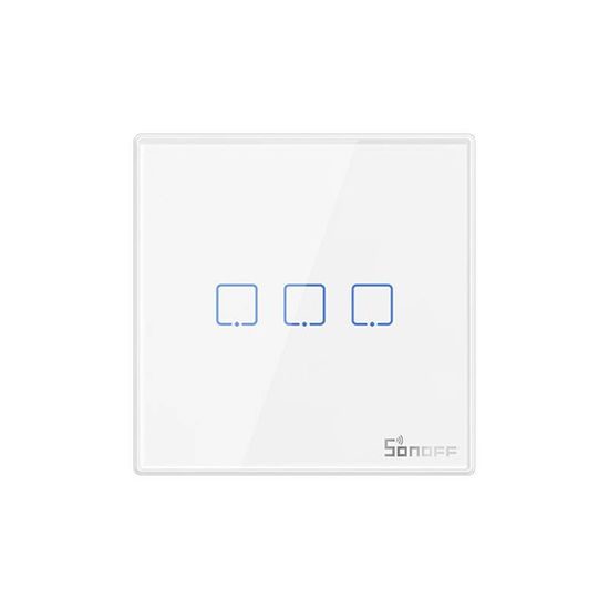 Sonoff T2EU3C-RF Kabelloser 433 MHz Smart Wandschalter (3 Kanäle)