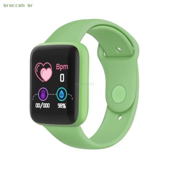 Smartwatch Y68s, verde