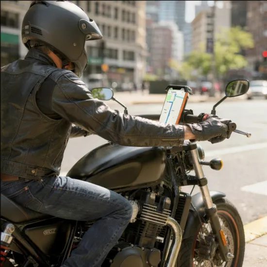 Tech-Protect V6 Univerzální držák na kolo a motocykl, černý